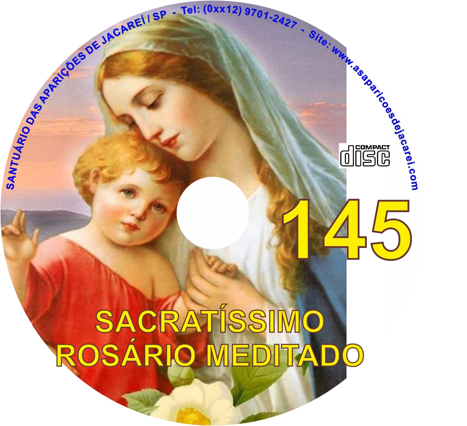 CD Rosário Meditado 145 CD Rosário Meditado 145